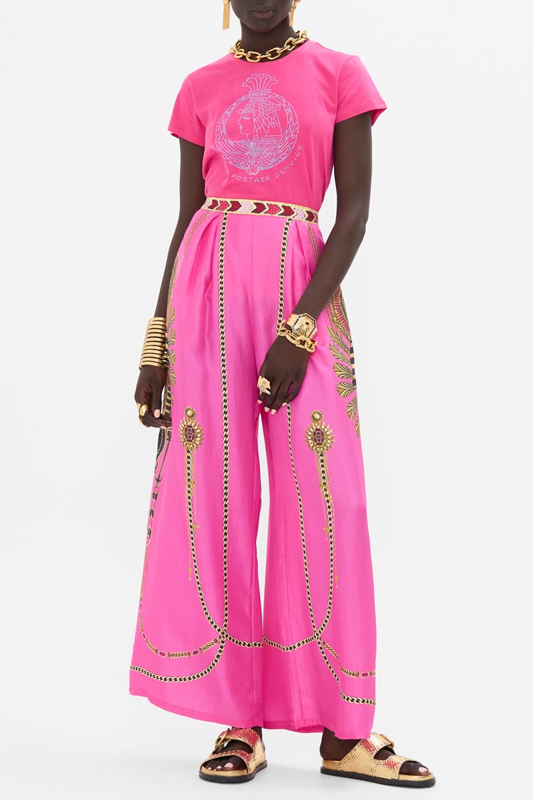 Tuck Front Pant in Song of Scarab | FINAL SALE