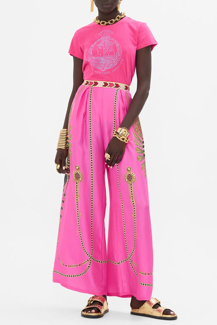 Tuck Front Pant in Song of Scarab | FINAL SALE