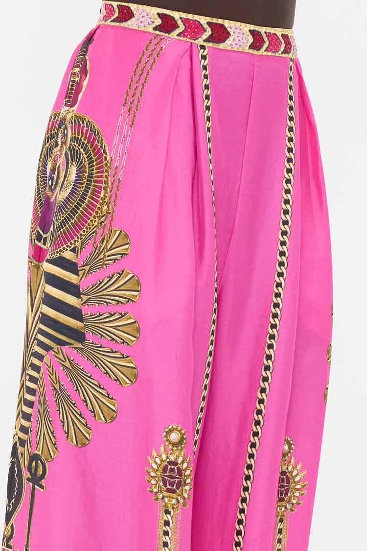 Tuck Front Pant in Song of Scarab | FINAL SALE