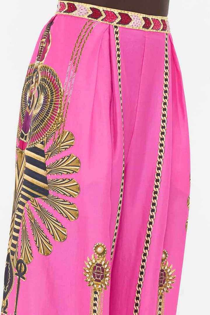 Tuck Front Pant in Song of Scarab | FINAL SALE