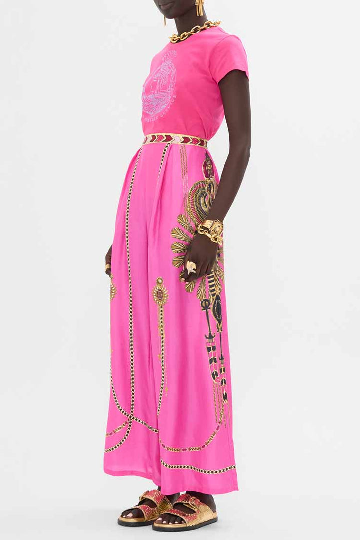 Tuck Front Pant in Song of Scarab | FINAL SALE