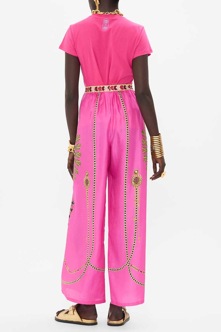 Tuck Front Pant in Song of Scarab | FINAL SALE