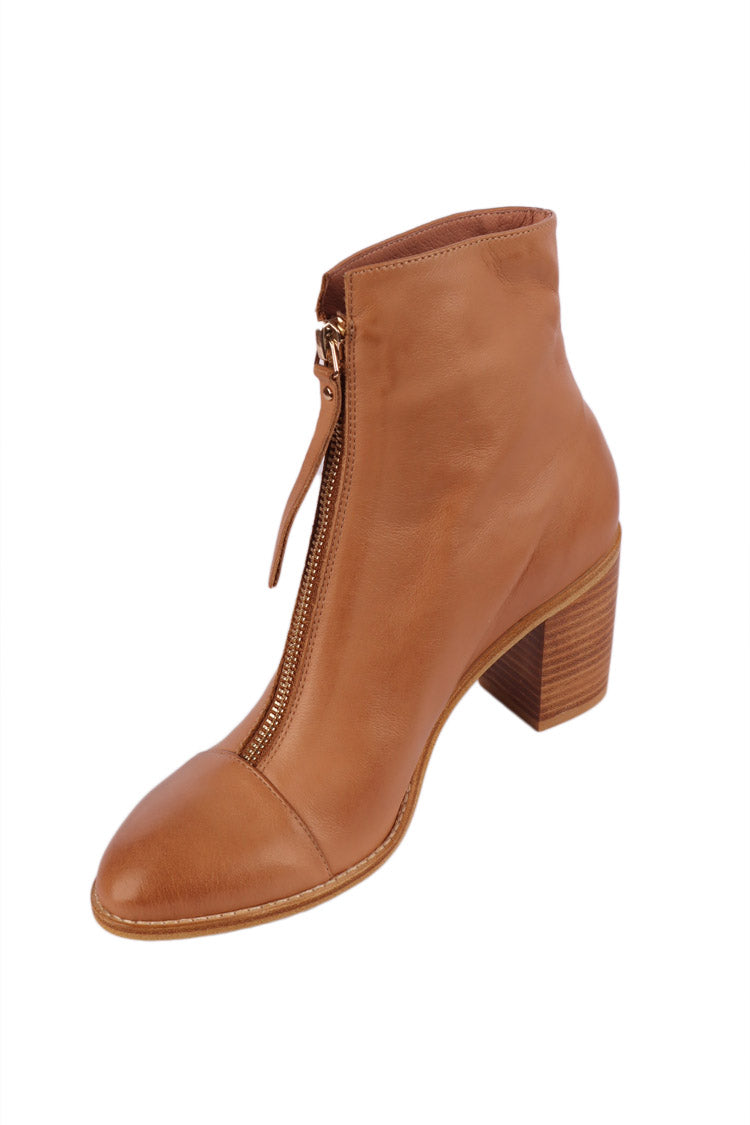 Tusly Soft Leather Ankle Boots
