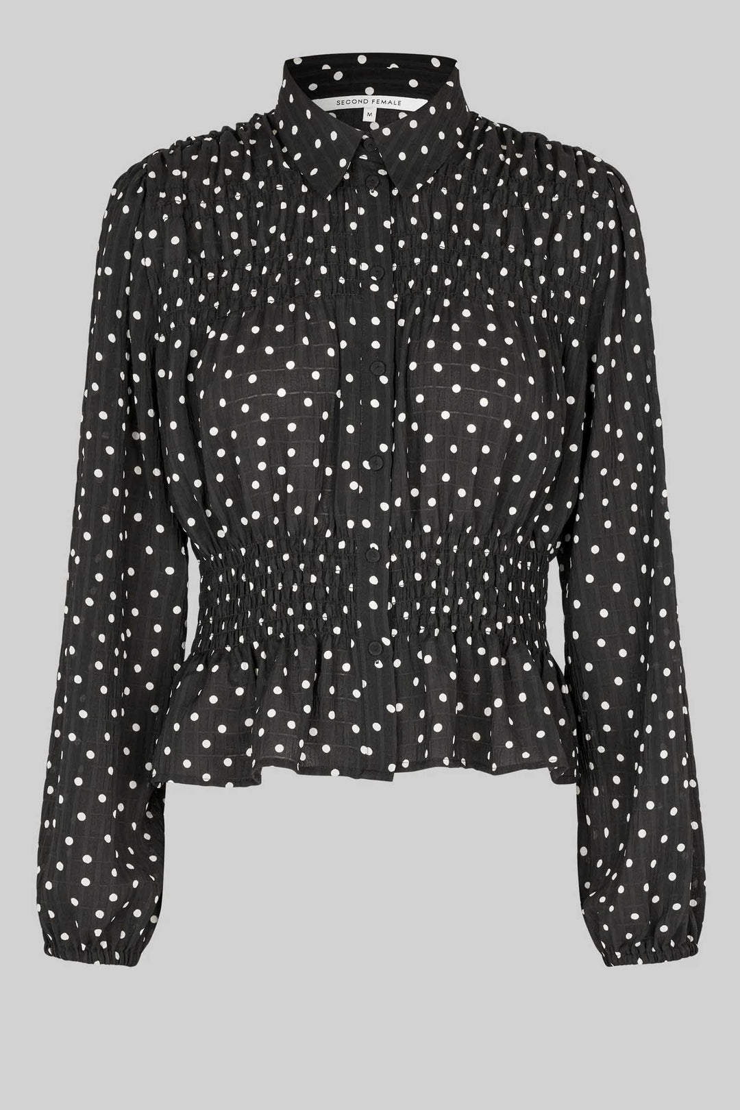 Tuva Polka Dot Shirt in Black