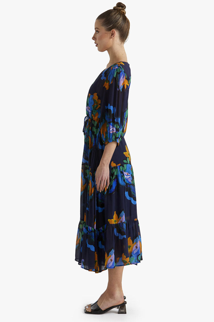 Twilight Dress in Navy Floral