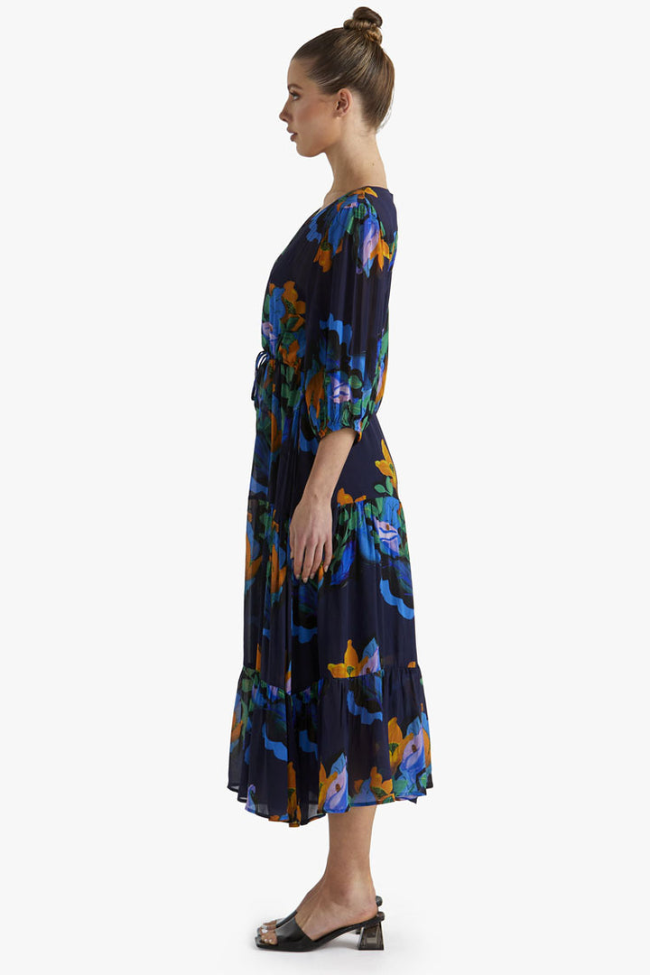 Twilight Dress in Navy Floral