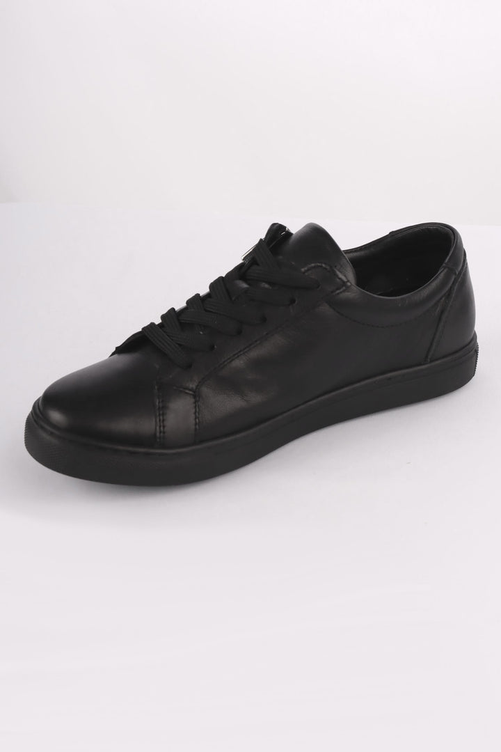 Unly Leather Sneakers in Black