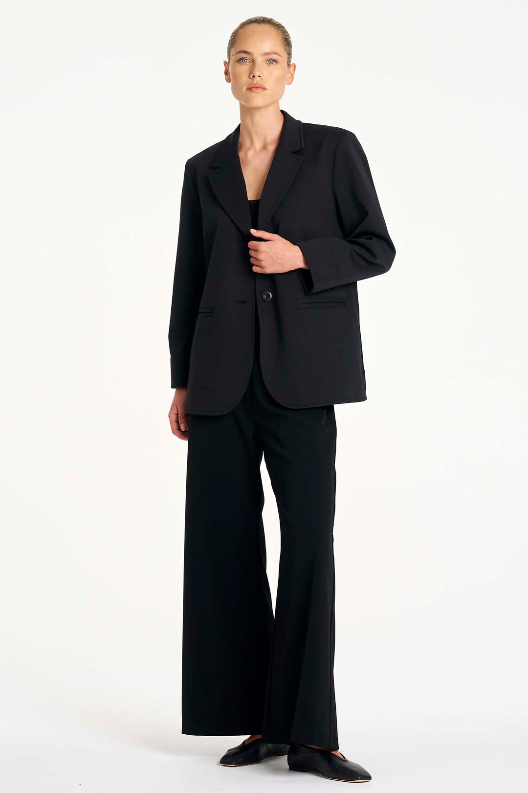 Utility Blazer in Black