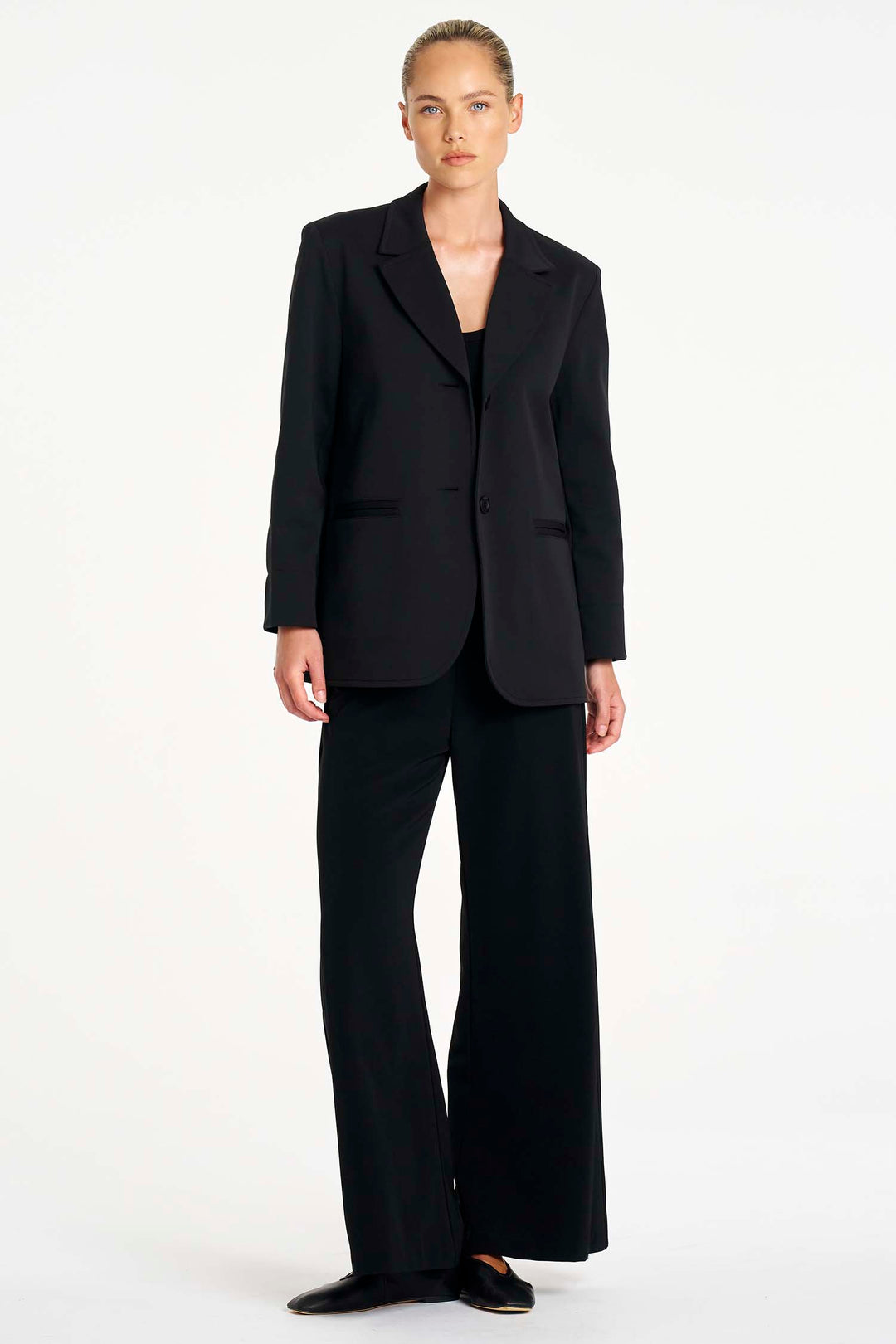 Utility Blazer in Black
