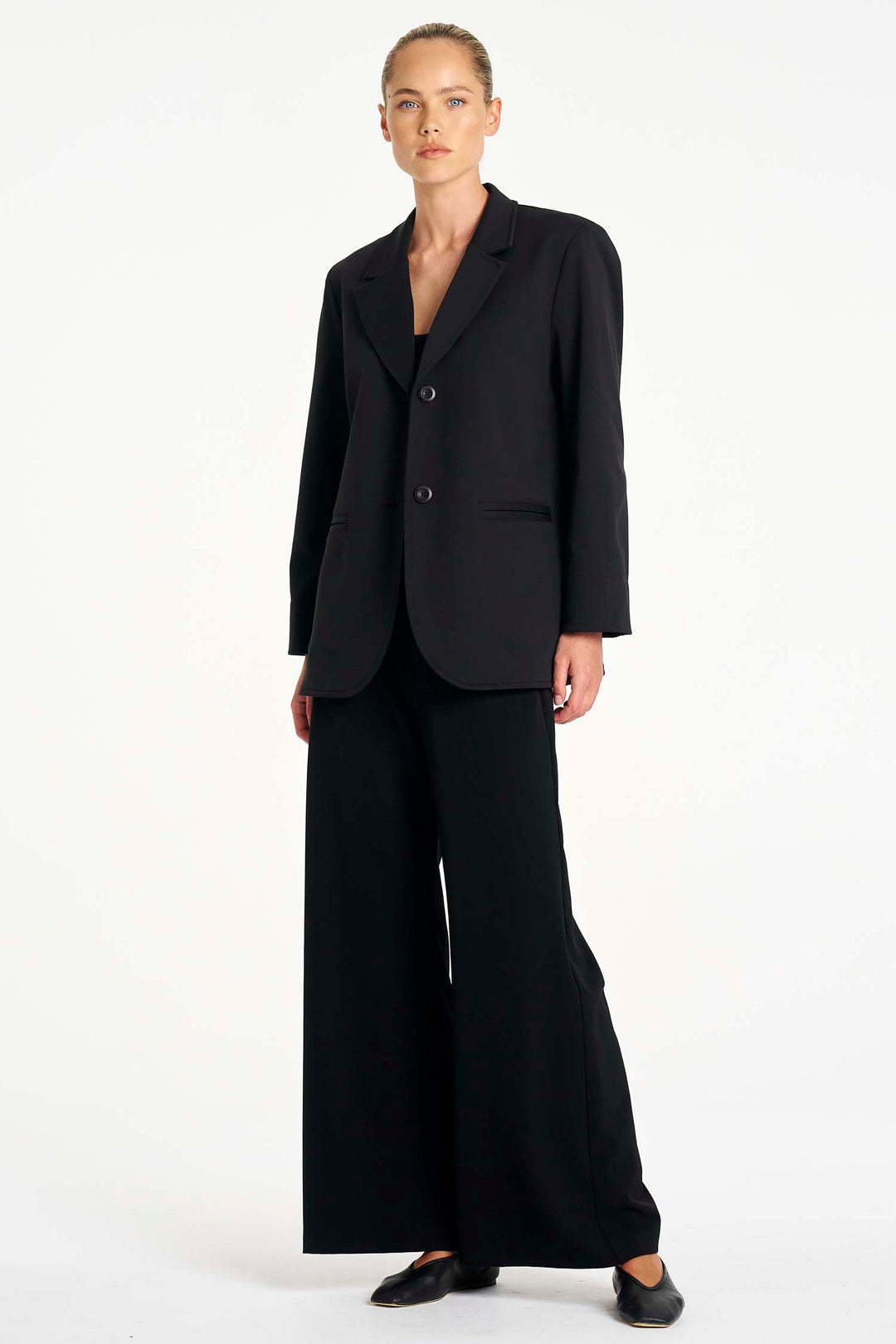 Utility Blazer in Black