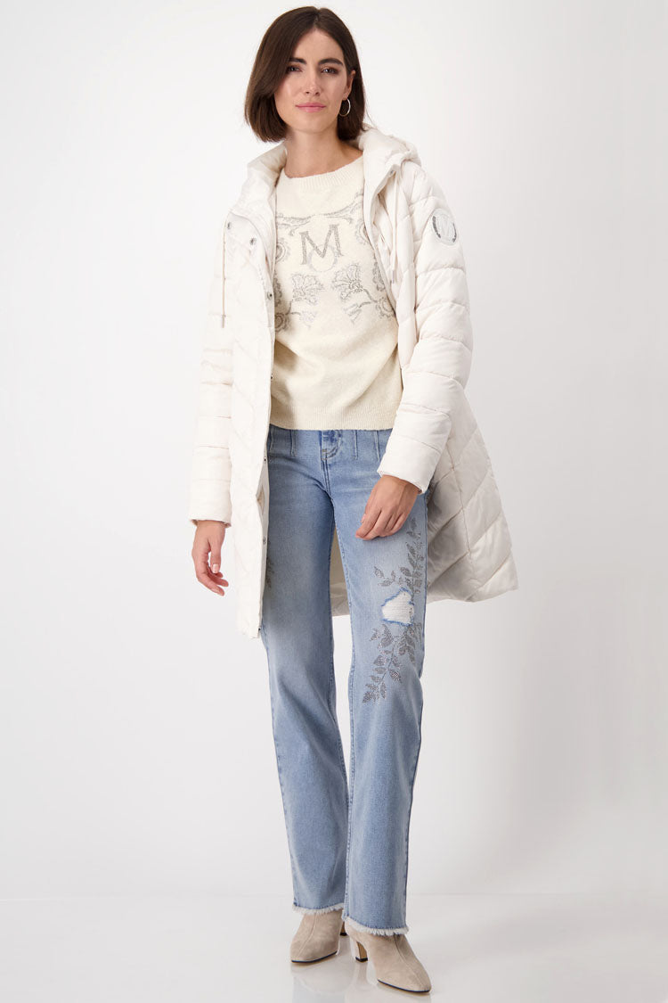 V-Neck Reversible Pullover in Sandshell