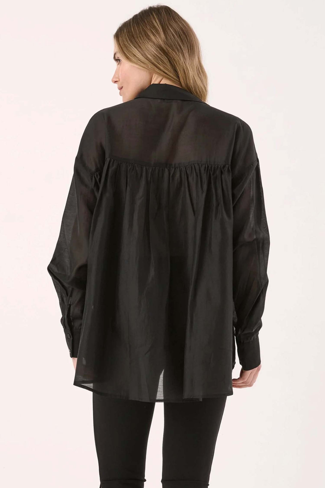 Val Oversized Shirt in Black