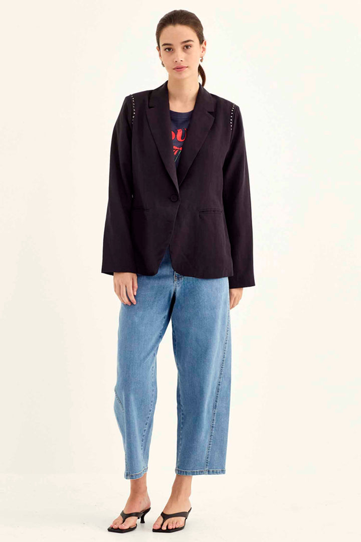 Vanessa Blazer in Inkwell