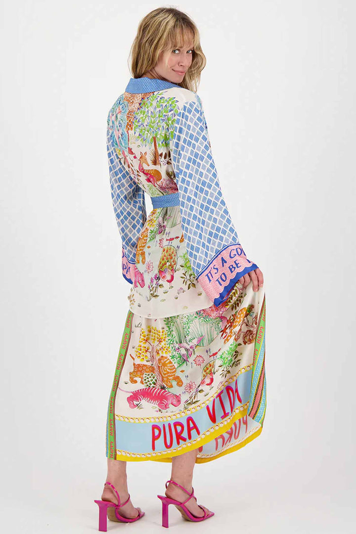 Vanessa Midi Skirt in Pura Vida