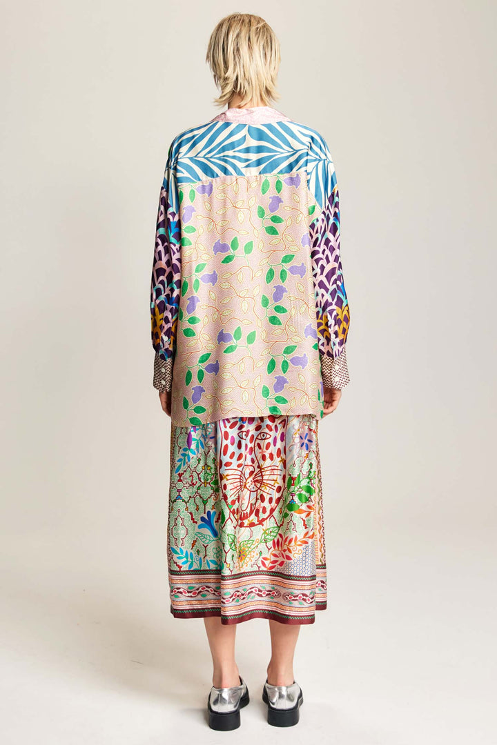 Vanessa Midi Skirt in Shipibo