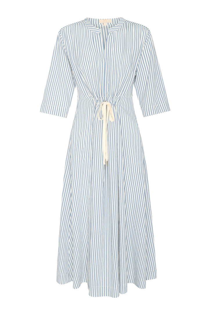 Vera Shirt Dress in Blue Stripe