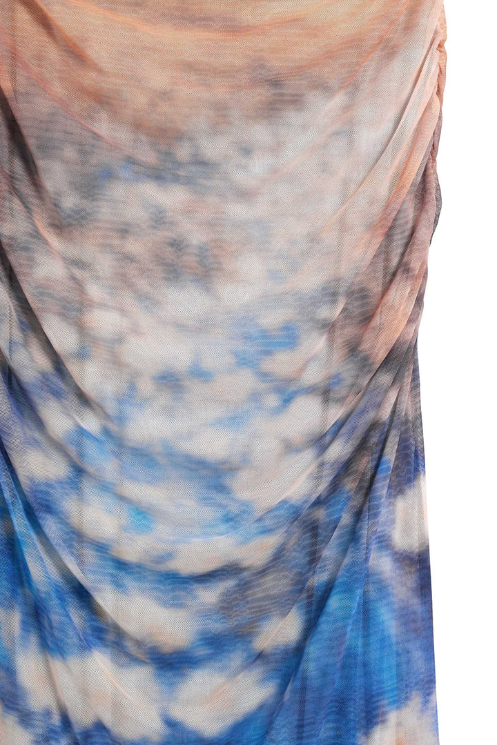 Vermont Midi Dress in Celeste Intenso