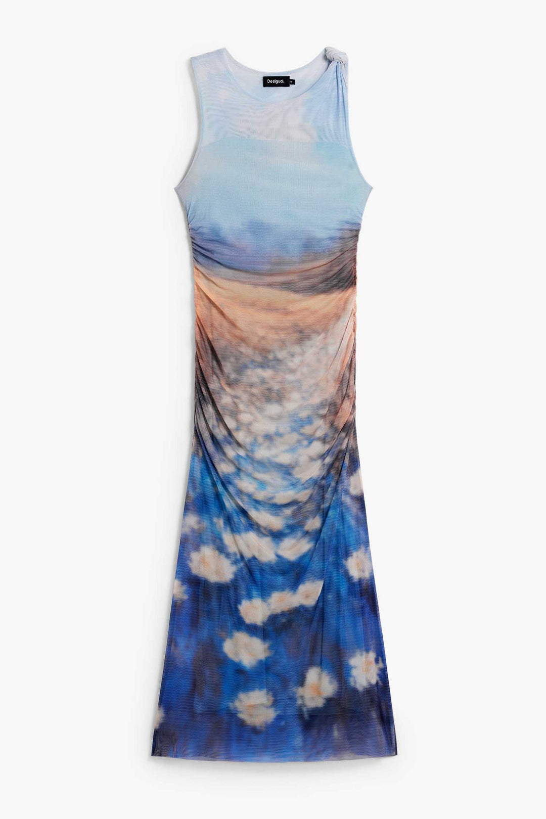 Vermont Midi Dress in Celeste Intenso