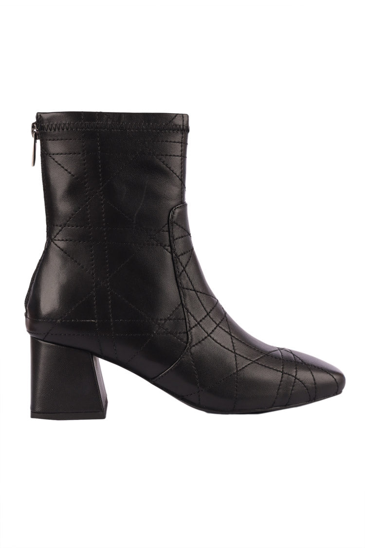 Vian Applique Leather Boots