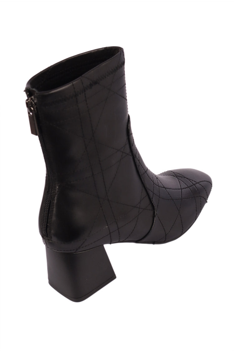 Vian Applique Leather Boots