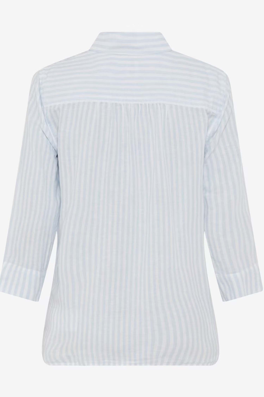 Vicki Button Up LS Collar Shirt Light Blue