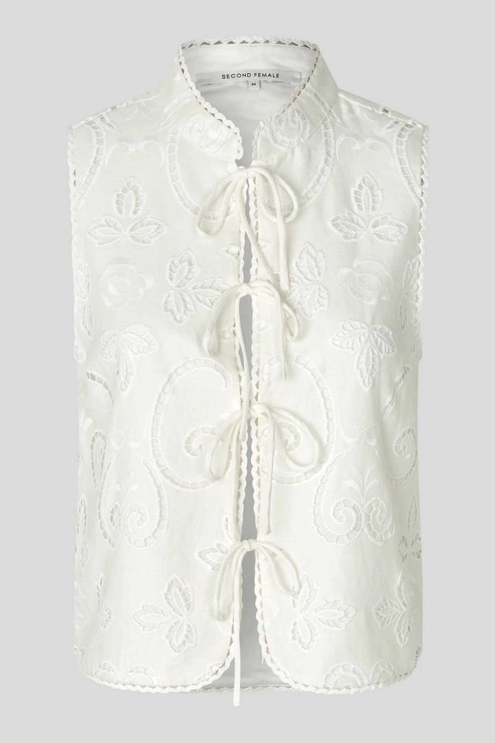 Vilma Lace Top in White