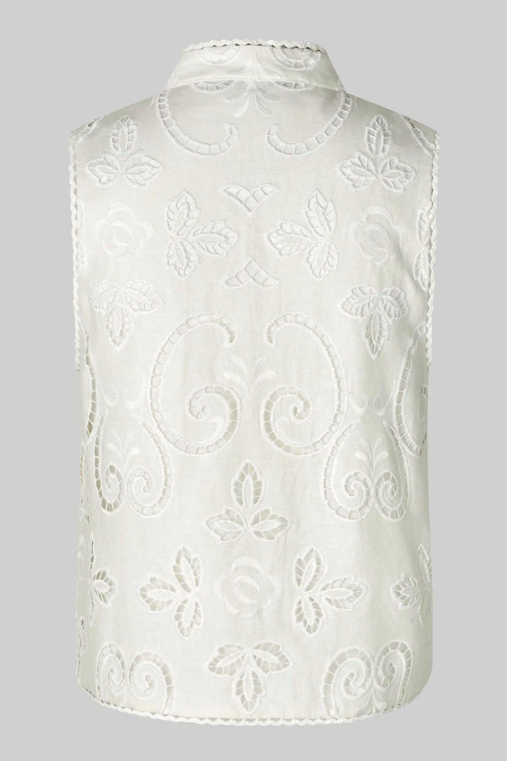Vilma Lace Top in White