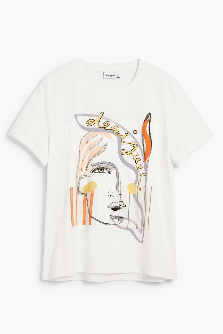 Vilma T-Shirt in Blanco