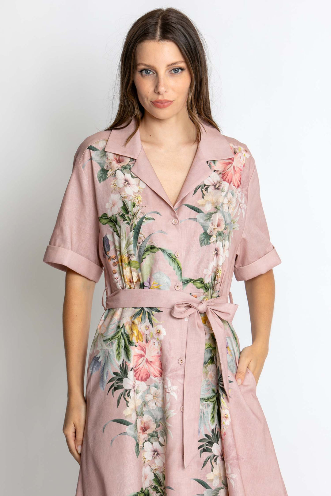 Violet Dress in Fleur Amour