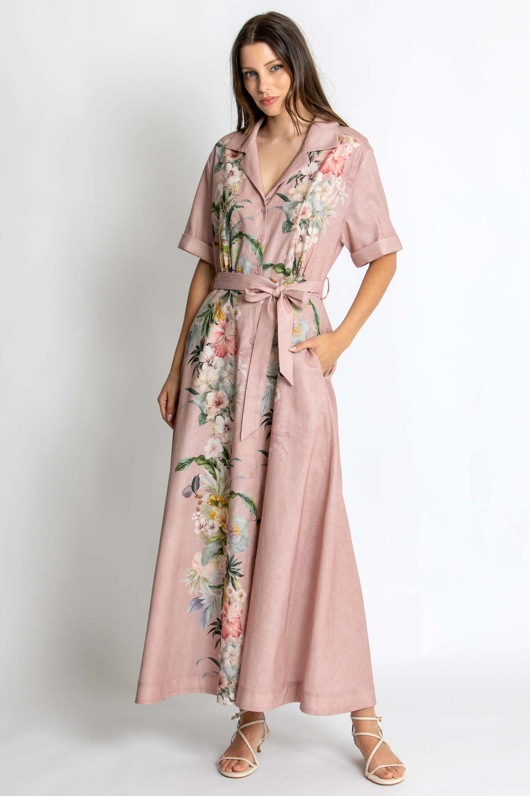 Violet Dress in Fleur Amour