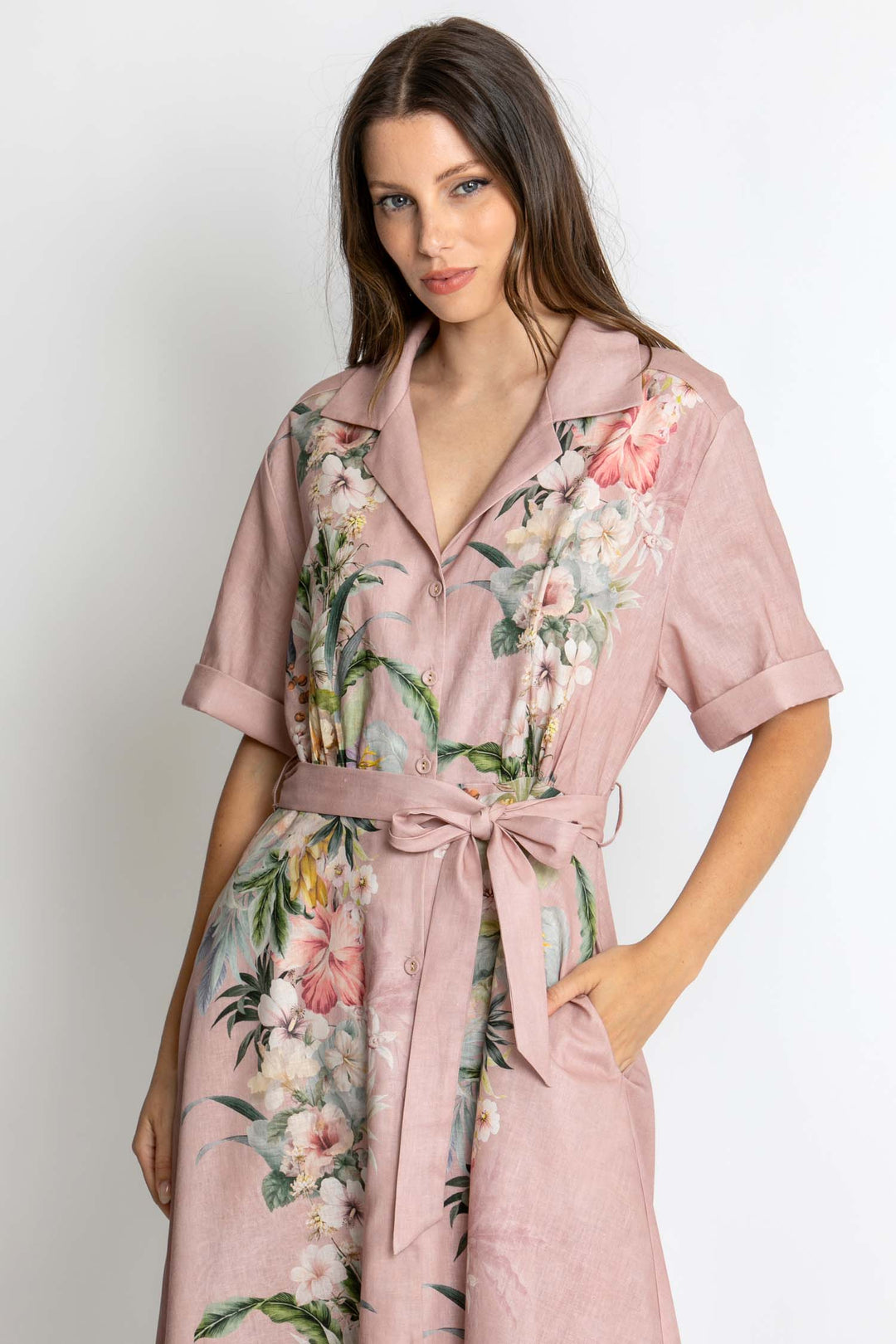 Violet Dress in Fleur Amour