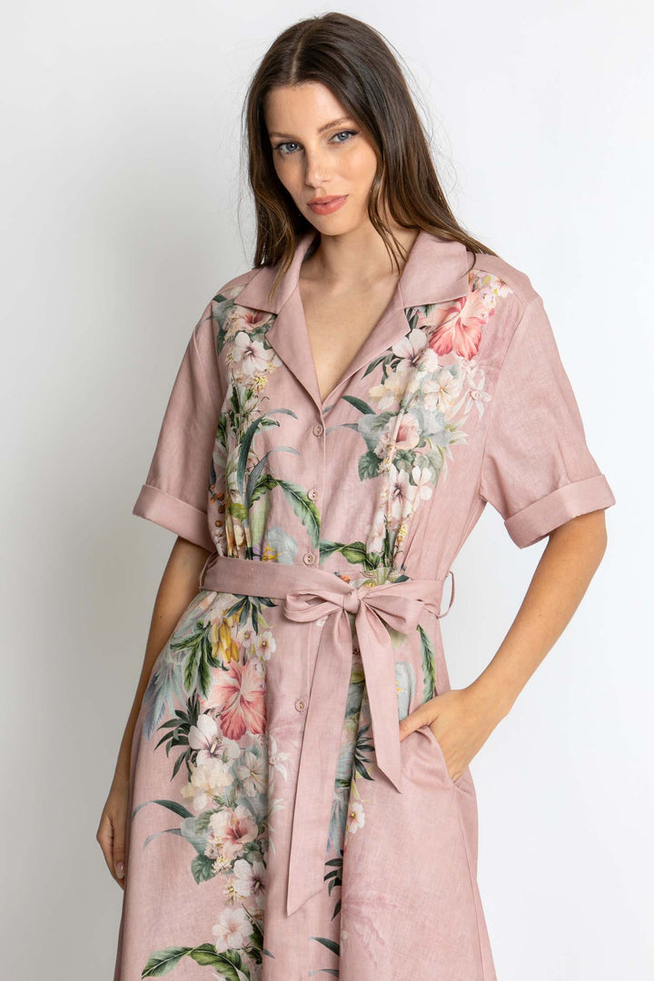 Violet Dress in Fleur Amour