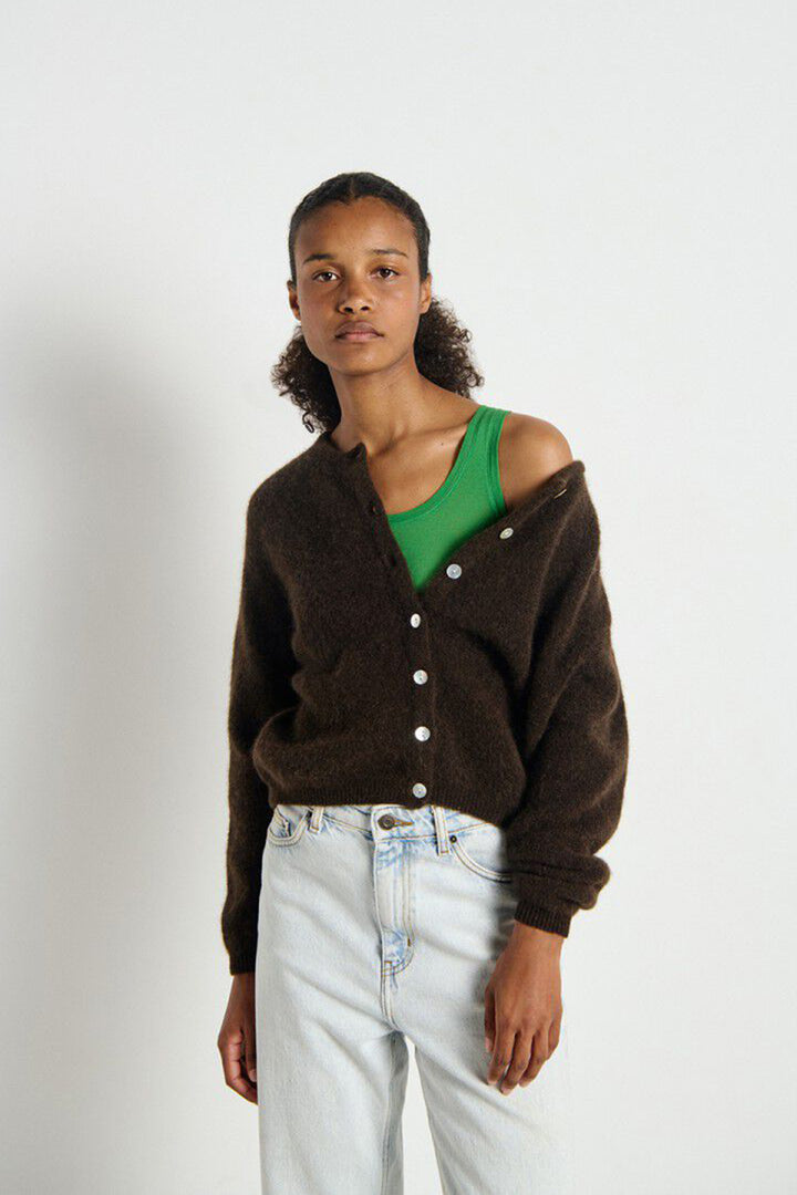 Vitow Cardigan in Coffee Melange