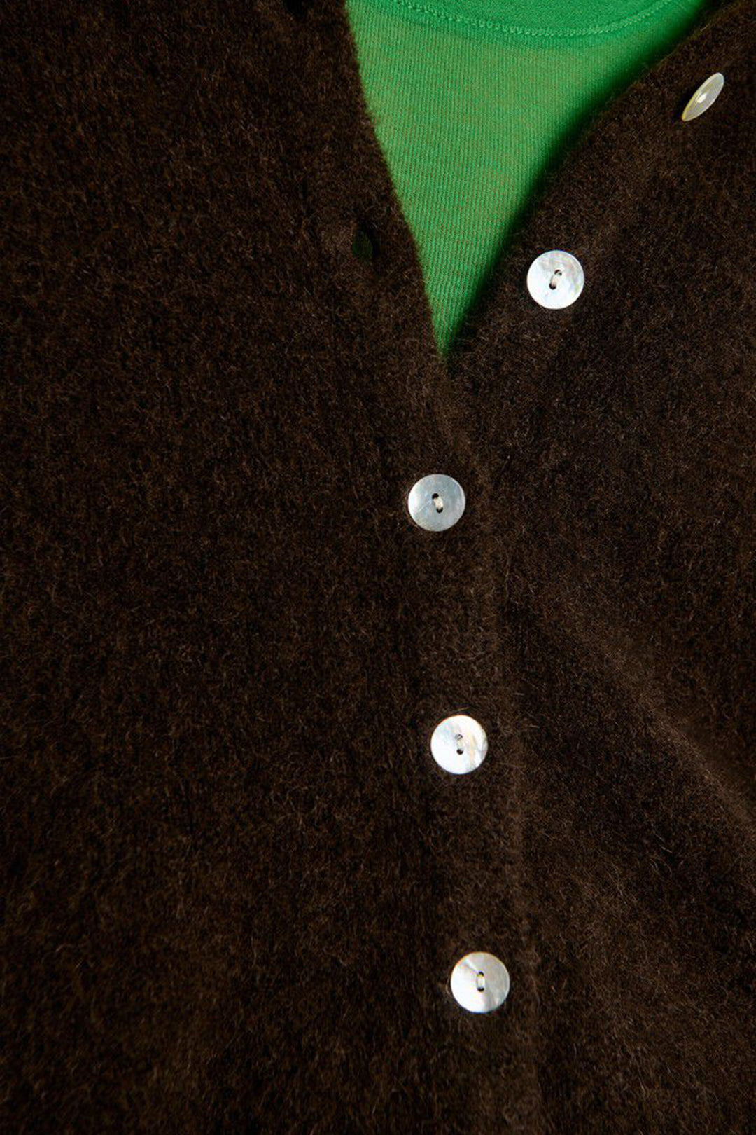 Vitow Cardigan in Coffee Melange