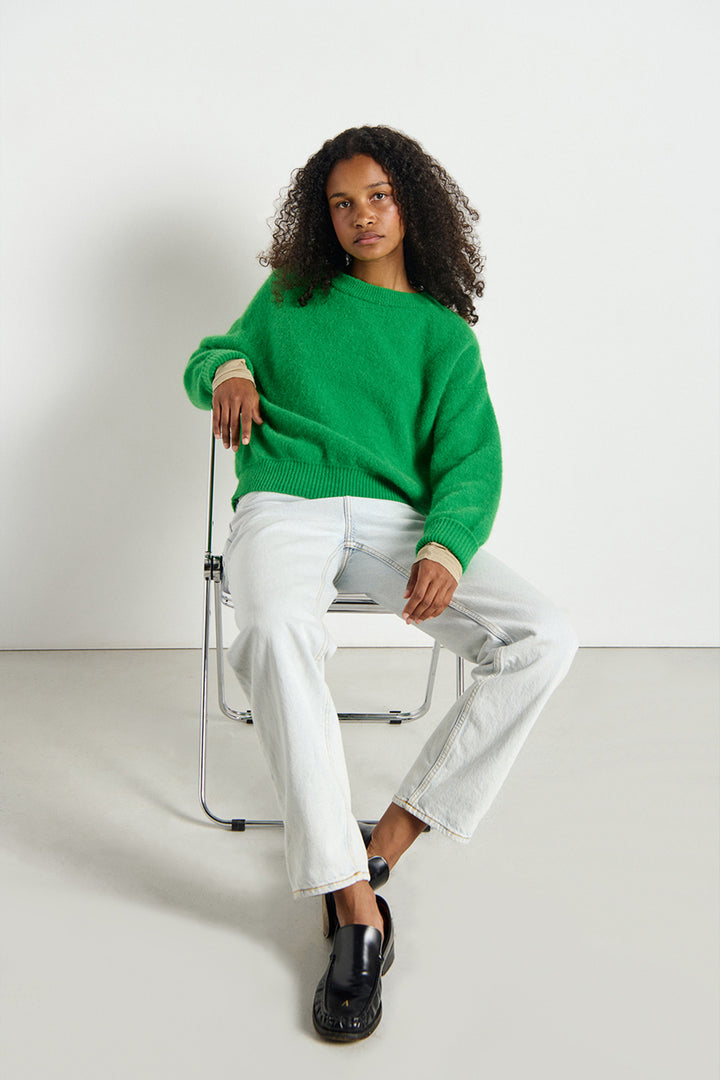 Vitow B-Neck LS Jumper in Clover