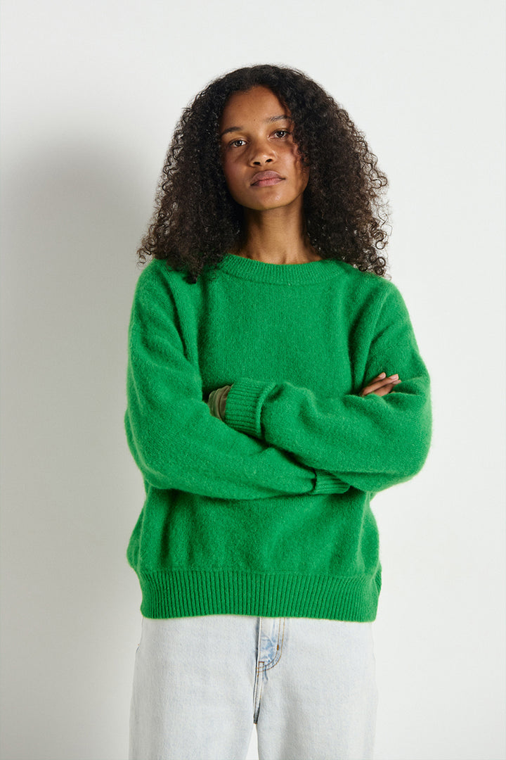 Vitow B-Neck LS Jumper in Clover