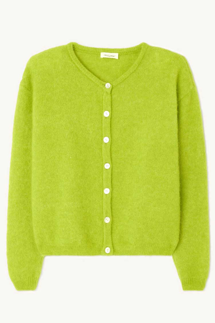 Vitow LS Cardigan in Moss Melange