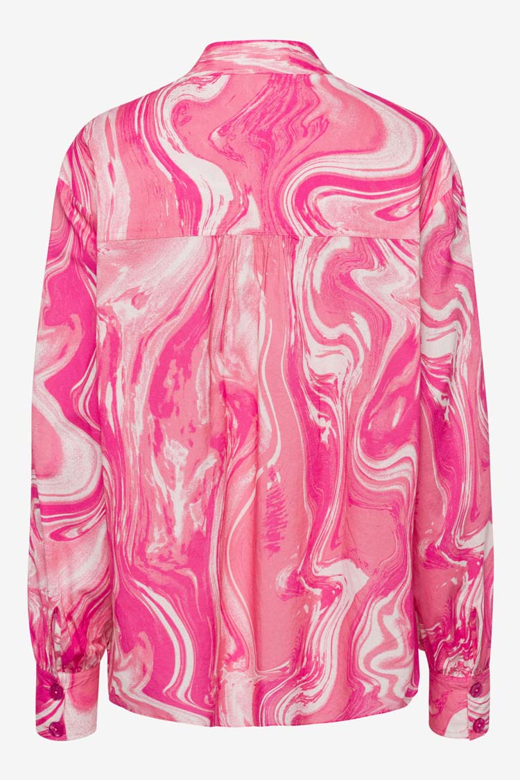 Viv Printed Blouse in Flush