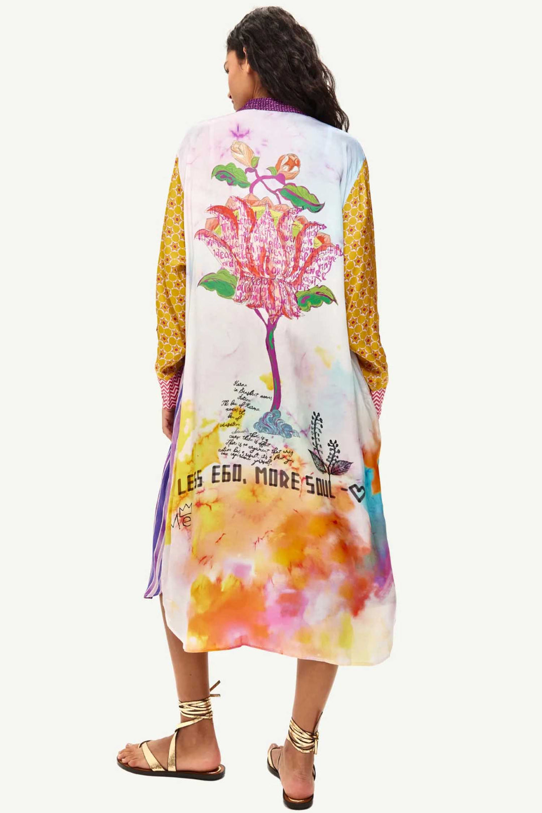 Vivi Shirt Dress in Runic Whisper