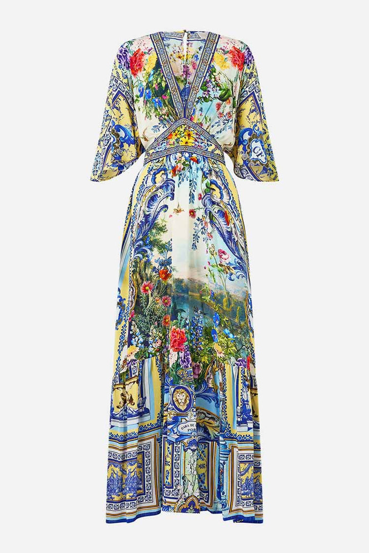Waisted Dress w Hem Ruffle in Wall To Wall Wonders
