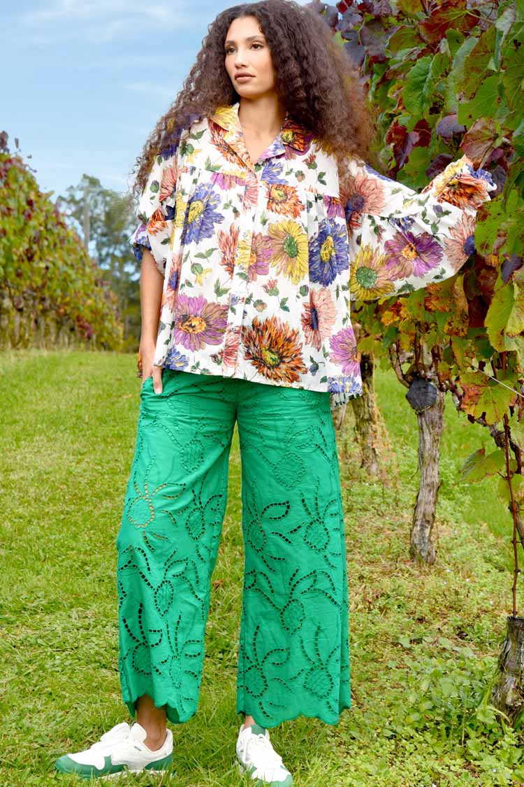 Walk You Out Pant in Green | FINAL SALE