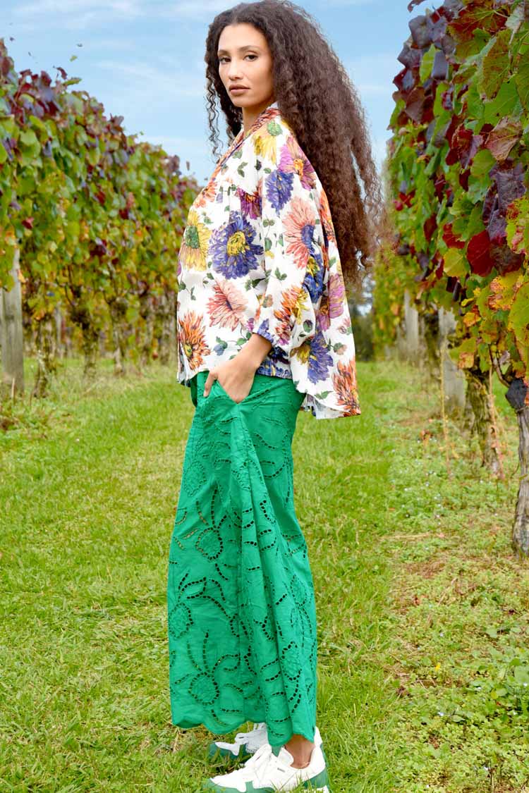 Walk You Out Pant in Green | FINAL SALE