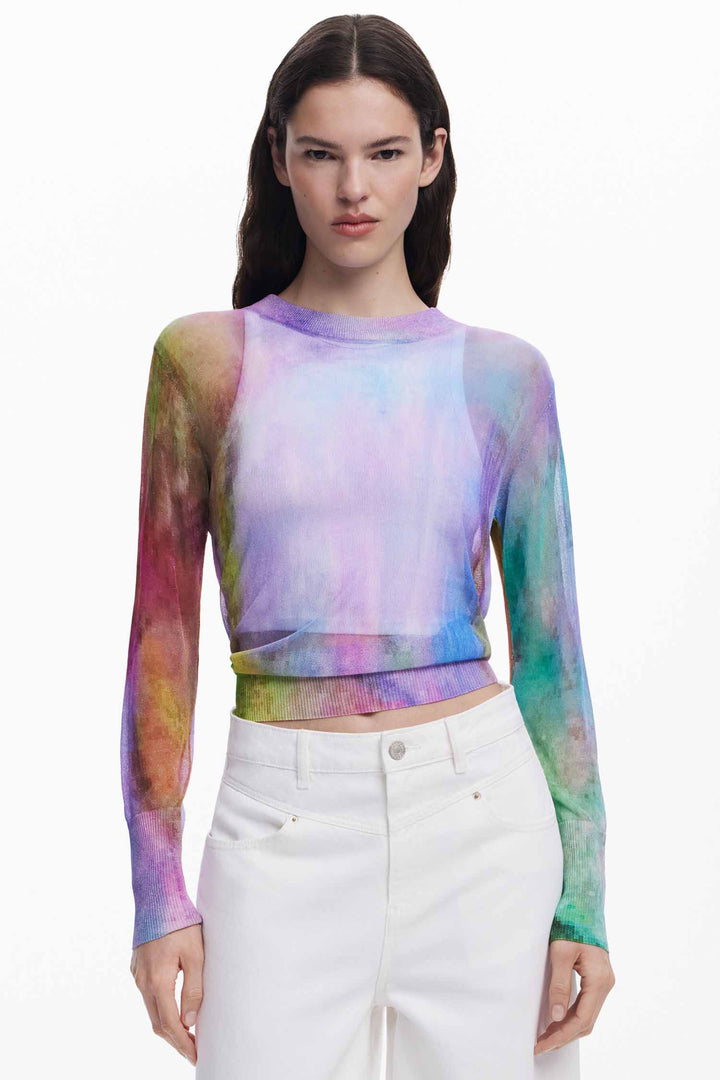 Watercolor Fine Sweater