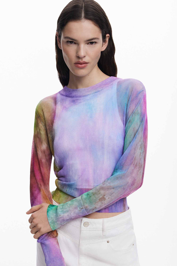 Watercolor Fine Sweater