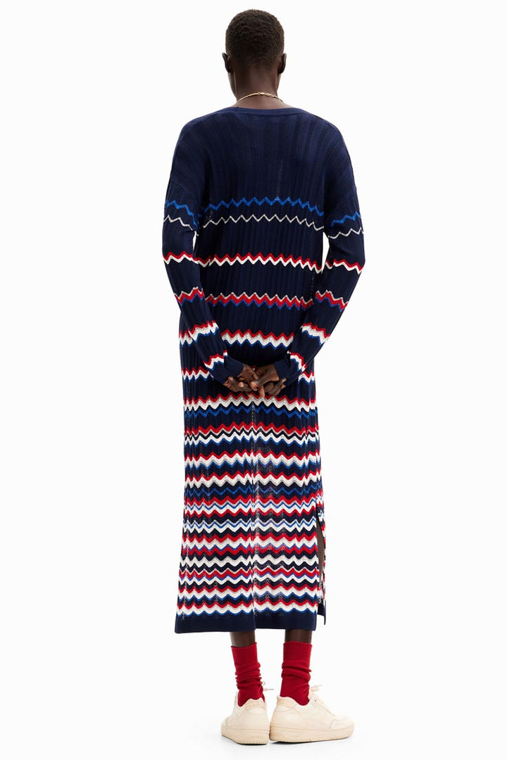 Wave Pleated Long Cardigan | FINAL SALE