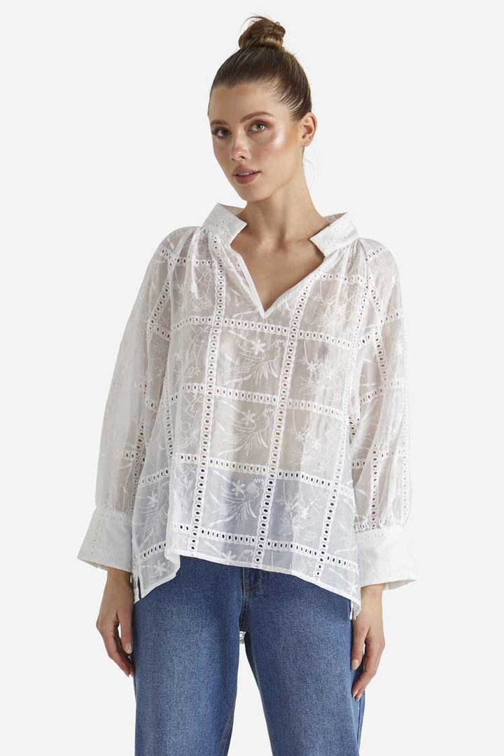Whisper Blouse in Ivory