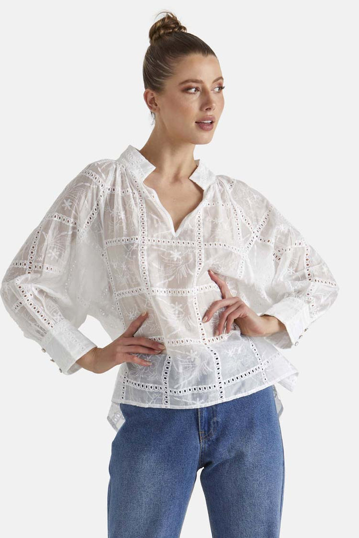 Whisper Blouse in Ivory