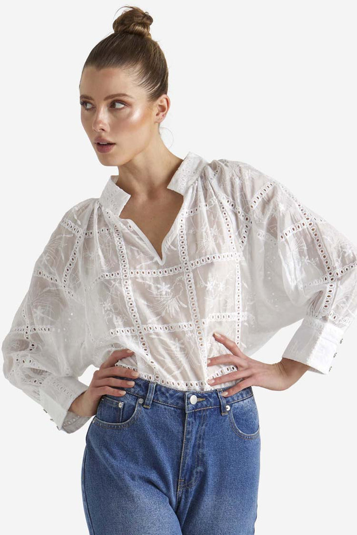 Whisper Blouse in Ivory