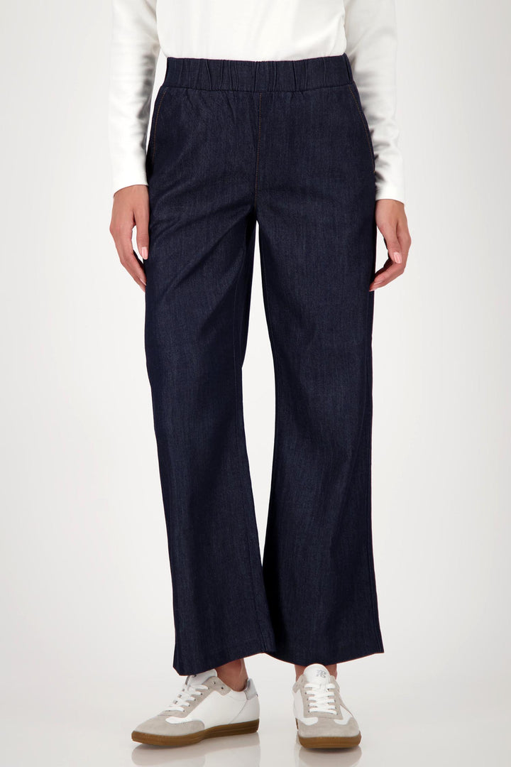 Wide Leg Denim Culotte