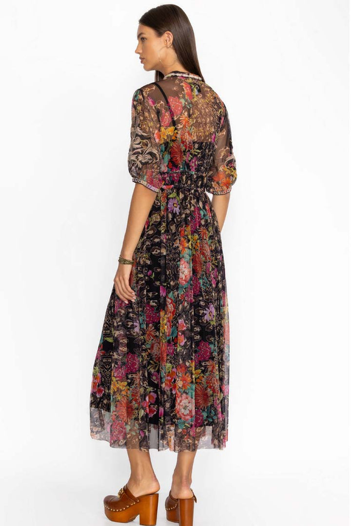 Wild Gardenia Mazzy Shirtdress w Slip